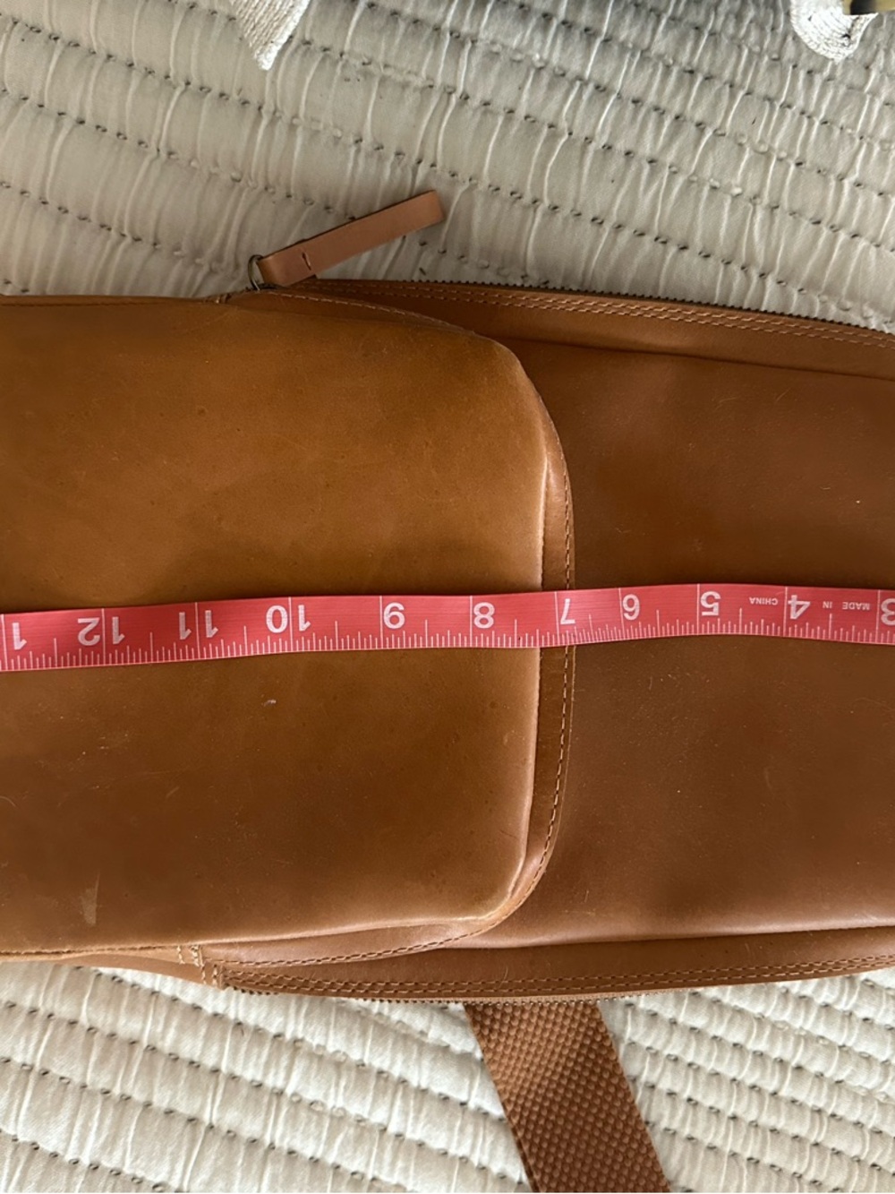 Leather Sling Bag in Tan form ABLE - Picture 10 of 13